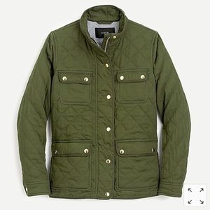 Jcrew Quilted Downtown Field Jacket Medium